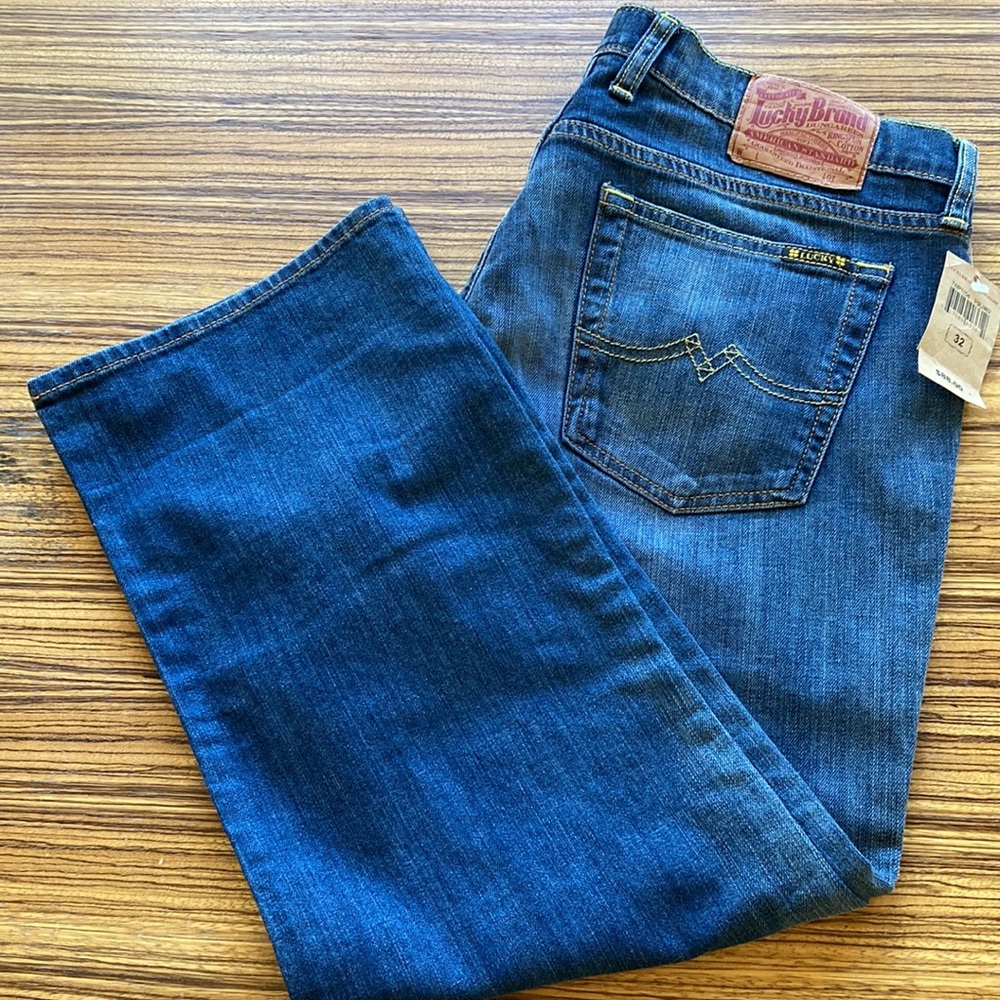New Lucky Brand Sweet N Low jeans Women's Sz 14 measures 34 x 25 low rise crop